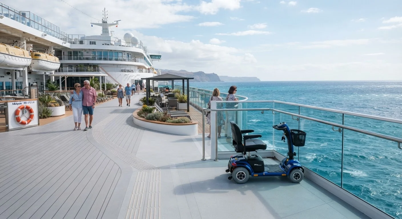 A Complete Guide to Cruising With a Mobility Aid: Wheelchairs, Scooters, and Ship Design