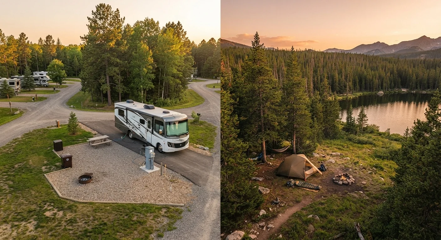 Full-Hookup vs. Primitive Camping: What Senior RVers Need to Weigh Before Booking