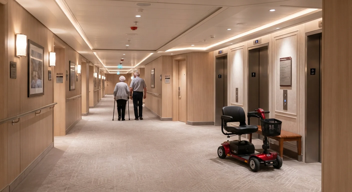 Mobility Aids on Cruise Ships: Wheelchairs, Walkers, and Scooters