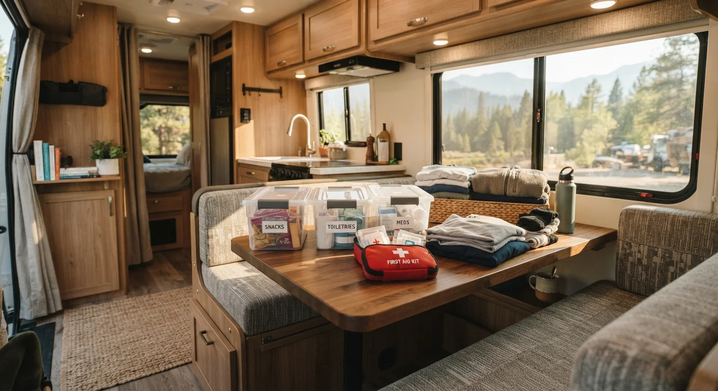 Packing Smart for Senior RV Travel: What Stays, What Goes
