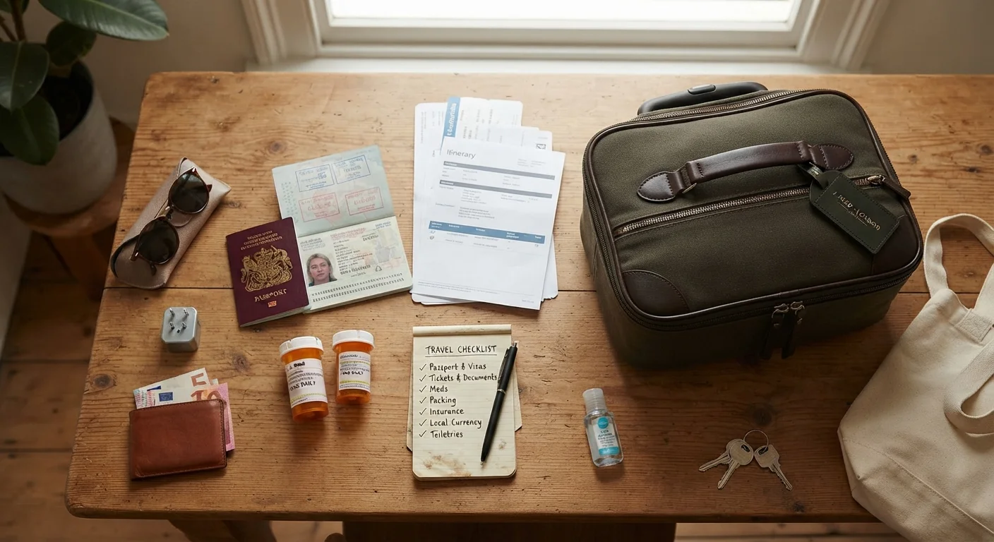 The Pre-Departure Checklist Every Senior Traveler Should Run Through