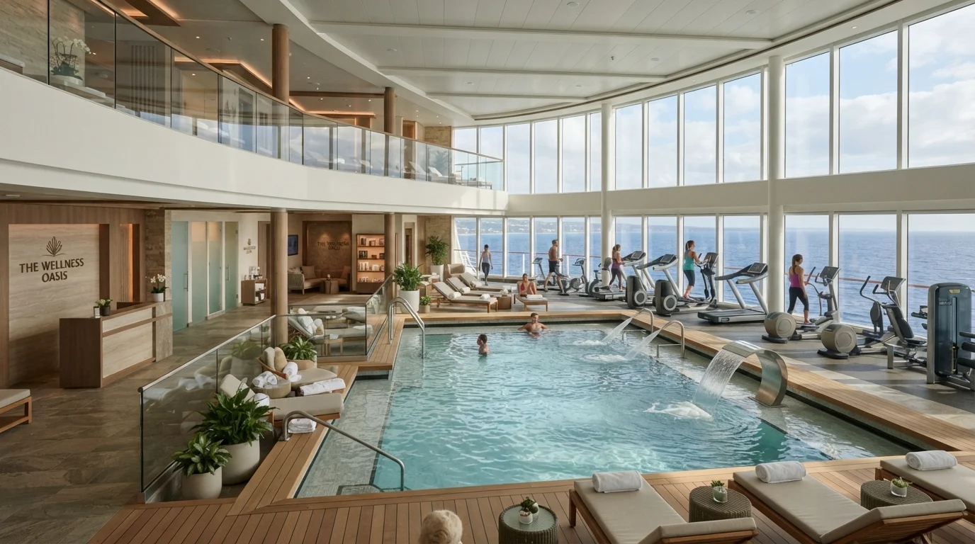 What Cruise Fitness and Wellness Centers Typically Include